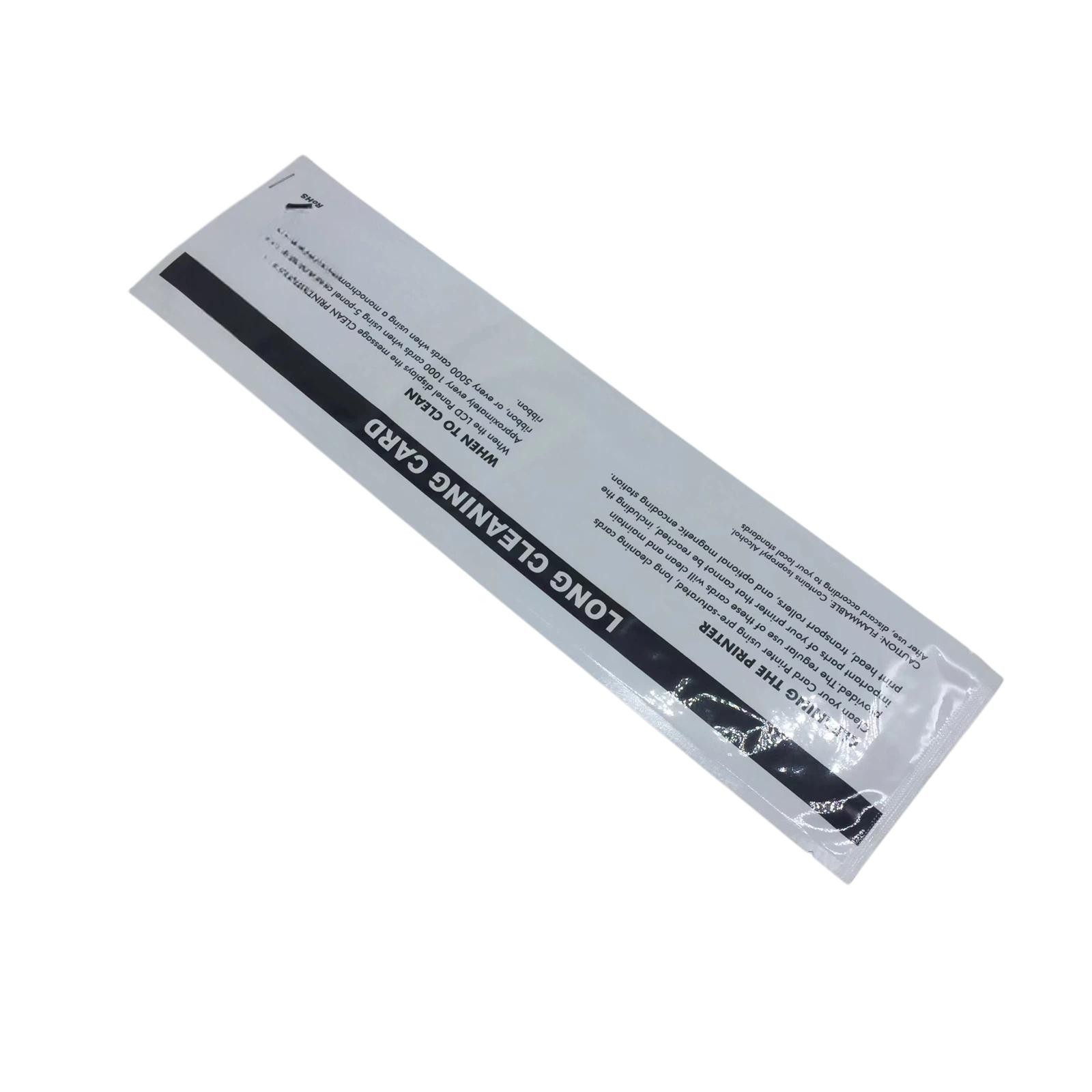 Long T-Cleaning Card LCC-T330 54×330mm fits for Zebra P330i P430i P640i P120i