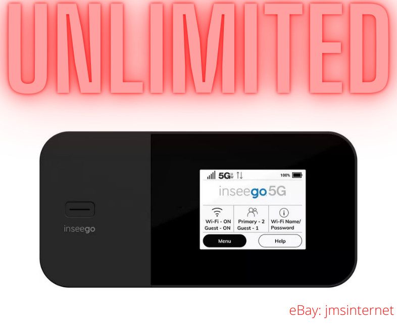 Verizon Unlimited Data MiFi 5G hotspot - beats AT&T, T-Mobile (Read Description)
