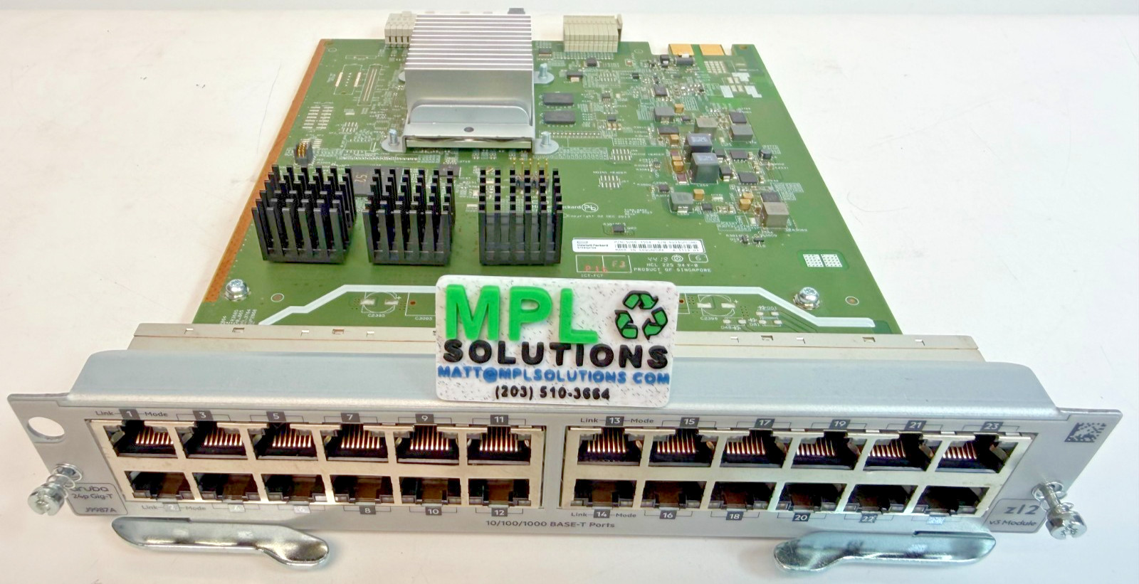 HP Aruba J9987A HPE 5400R 24-Port 10/100/1000BASE-T w/MACsec v3 zl2 Module Card
