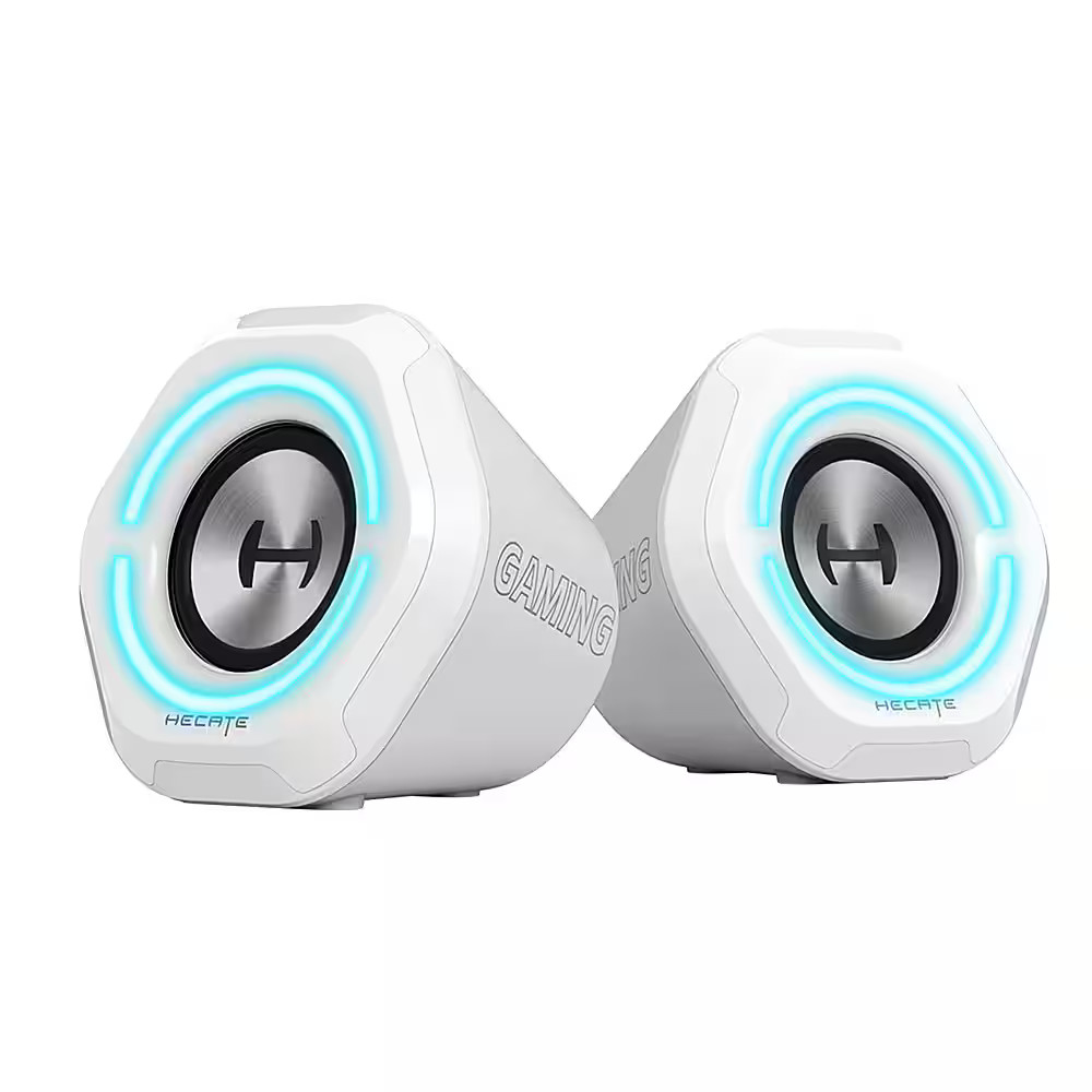 Edifier - G1000 2.0 Bluetooth Gaming Speakers with RGB Lighting (2-Piece) - W...