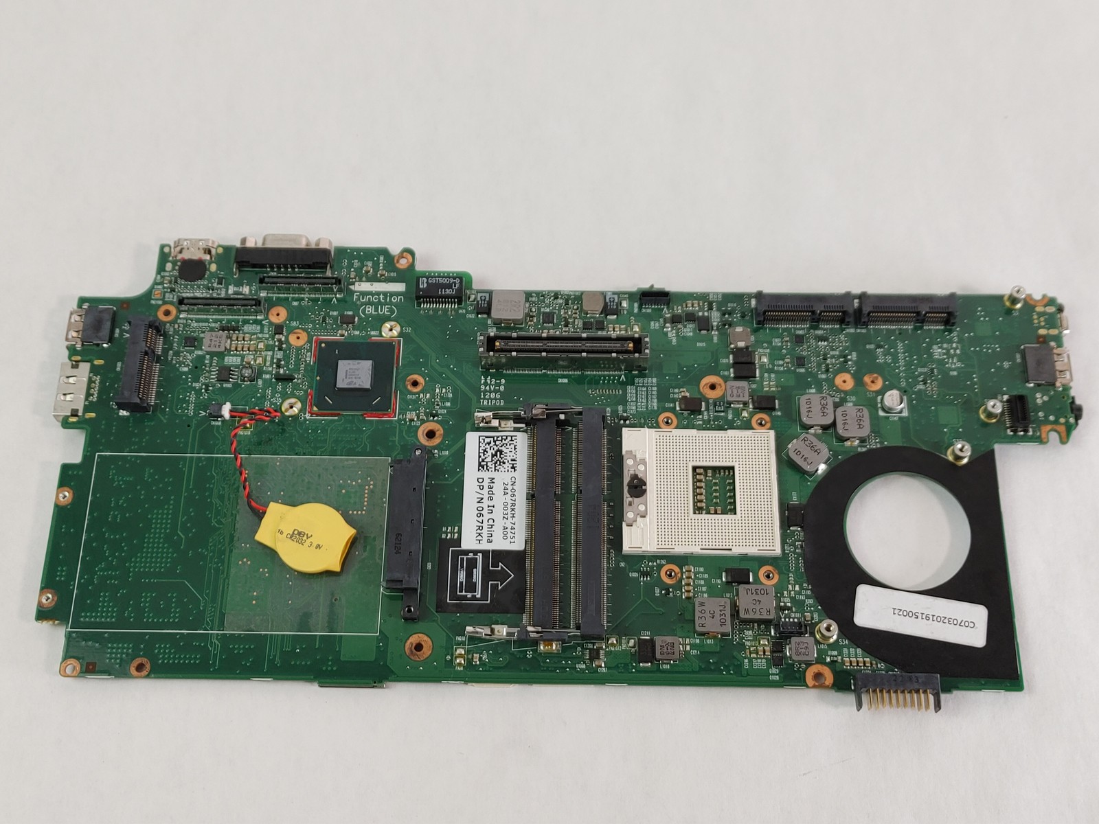 Dell Latitude XT3 Tablet rPGA 989 DDR3 SDRAM Laptop Motherboard 67RKH