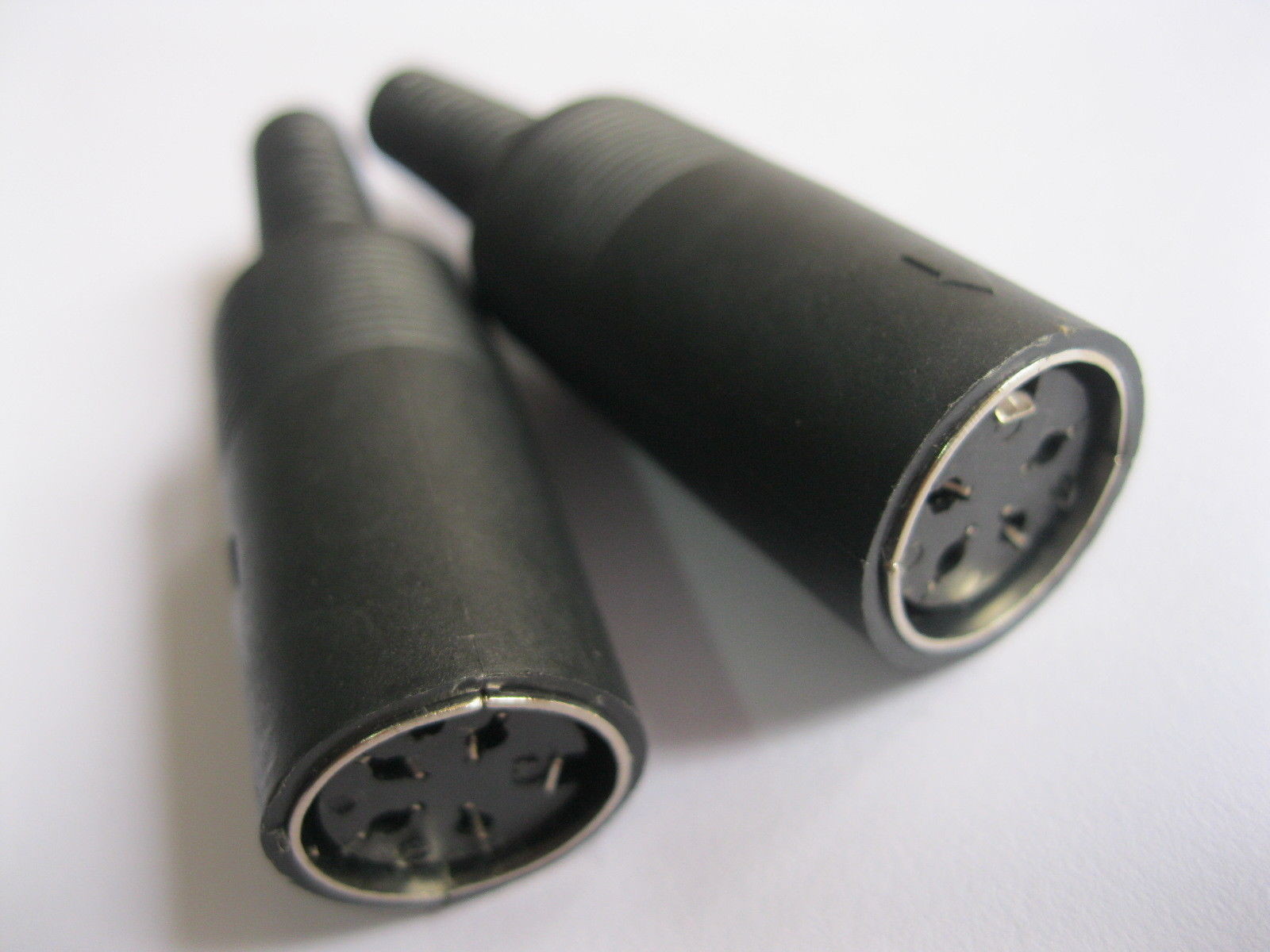 30 Pcs DIN Jack Female Connector 4 Pin with Plastic Handle New