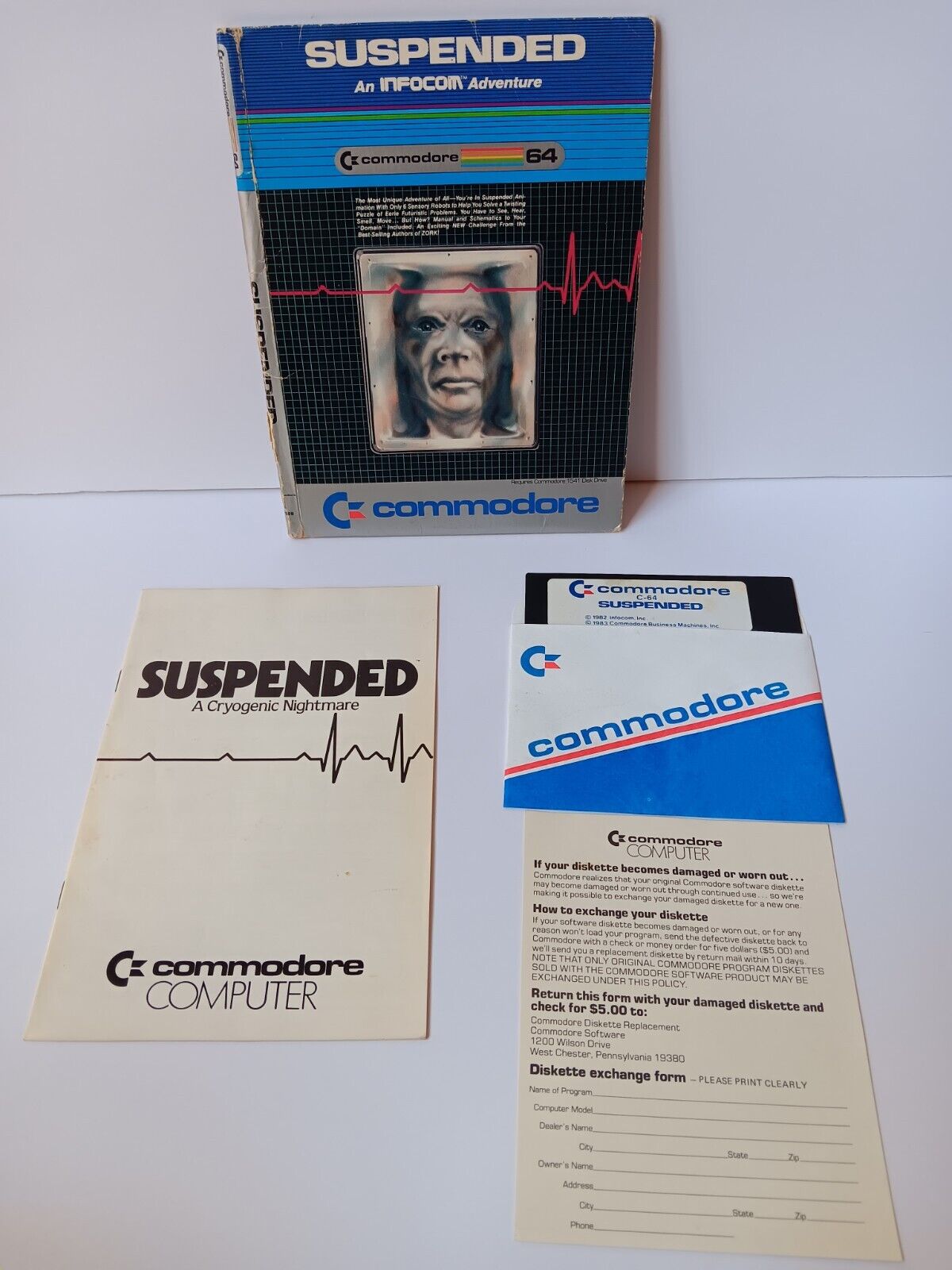 Commodore 64 Suspended Commodore Game Software Tested/Works Infocom Adventure 