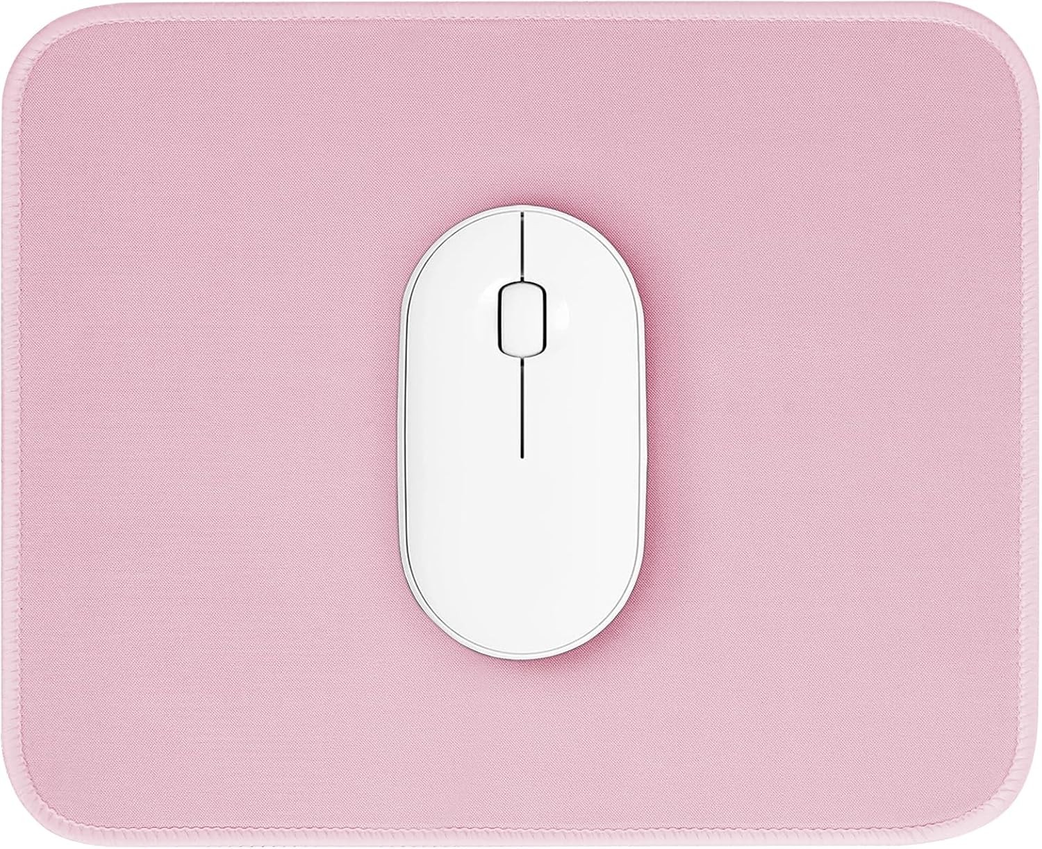 Pink Mouse Pad Gaming 10.2 x 8.2 Inch 3mm Non Slip Rubber Stitched Edge