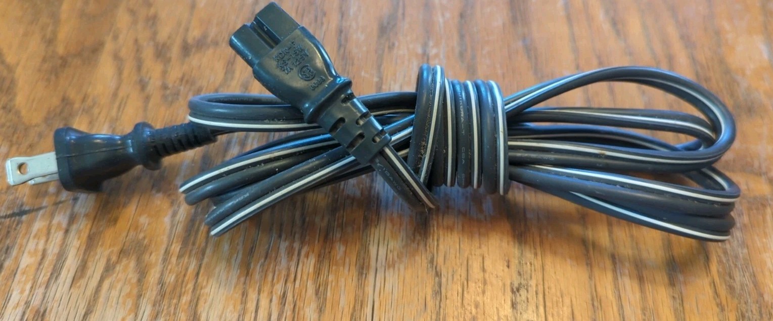6 Foot A/C KDK-F KS-15W Cord 7A 125V 