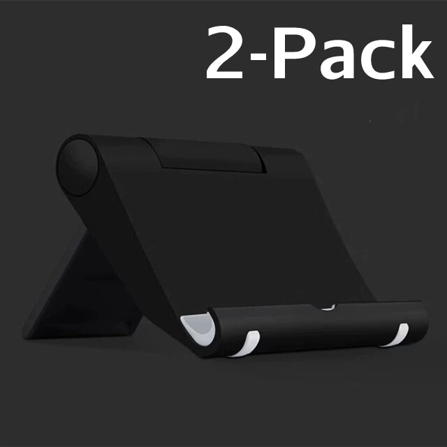 2 Pack Universal Foldable Desk Cell Phone Holder Mount Stand for Samsung iPhone