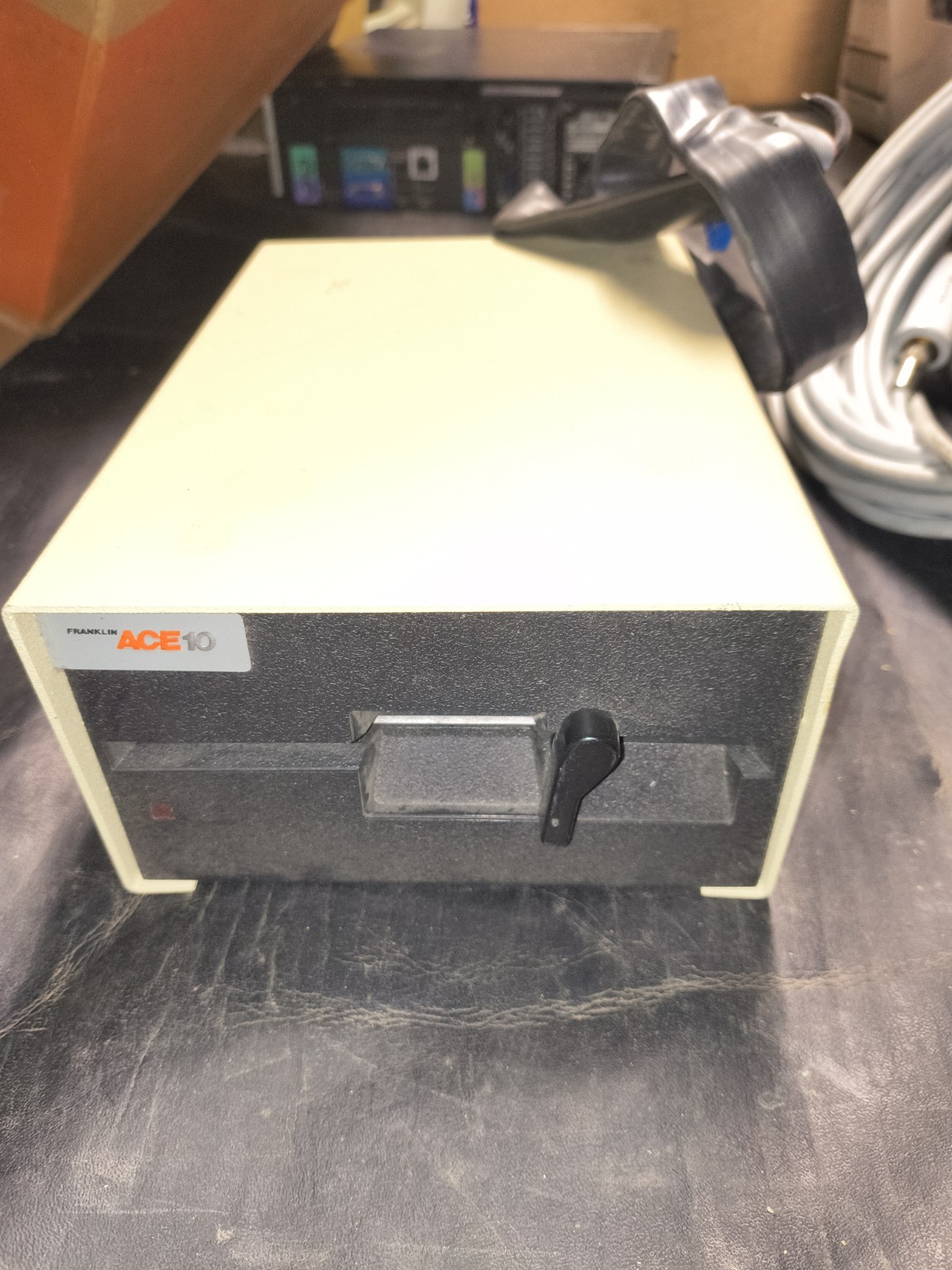 Vintage Franklin 5.25 Floppy Drive ACE 10 - Untested + Mystery Card