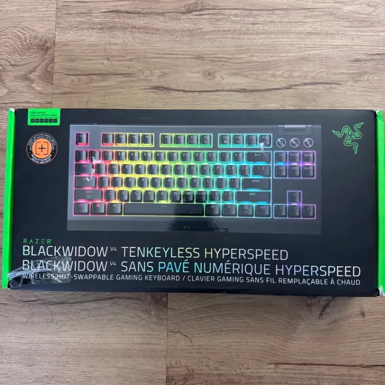 Razer BlackWidow V4 TKL HyperSpeed Wireless Mechanical Switch Keyboard OPEN BOX