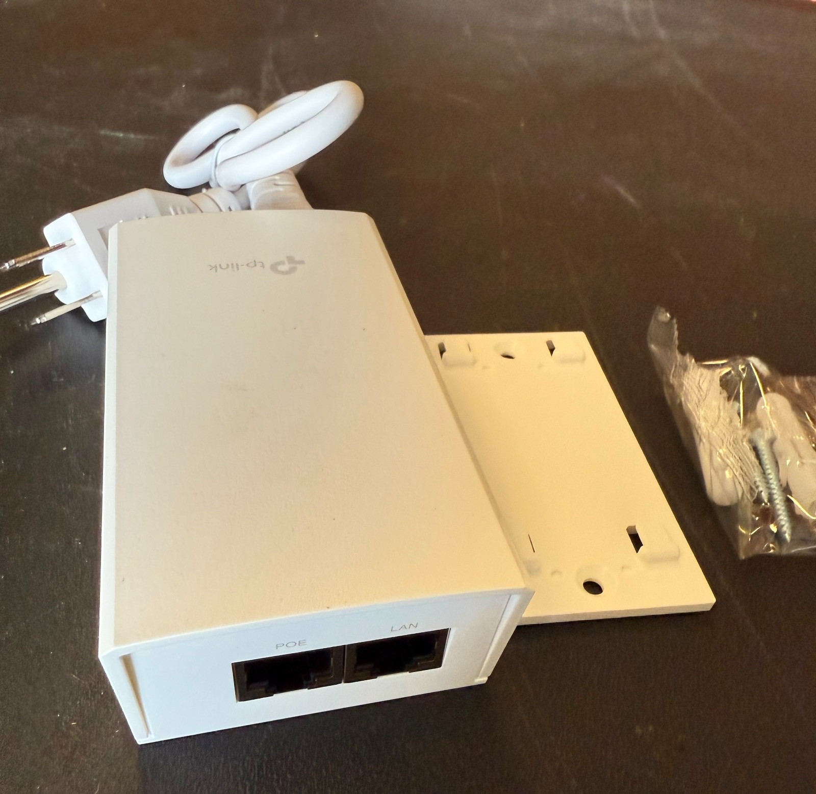 TP LINK AC 48V PoE Passive Ethernet Adapter TL-POE4824G Omada T480050-2-PoE 0.8A