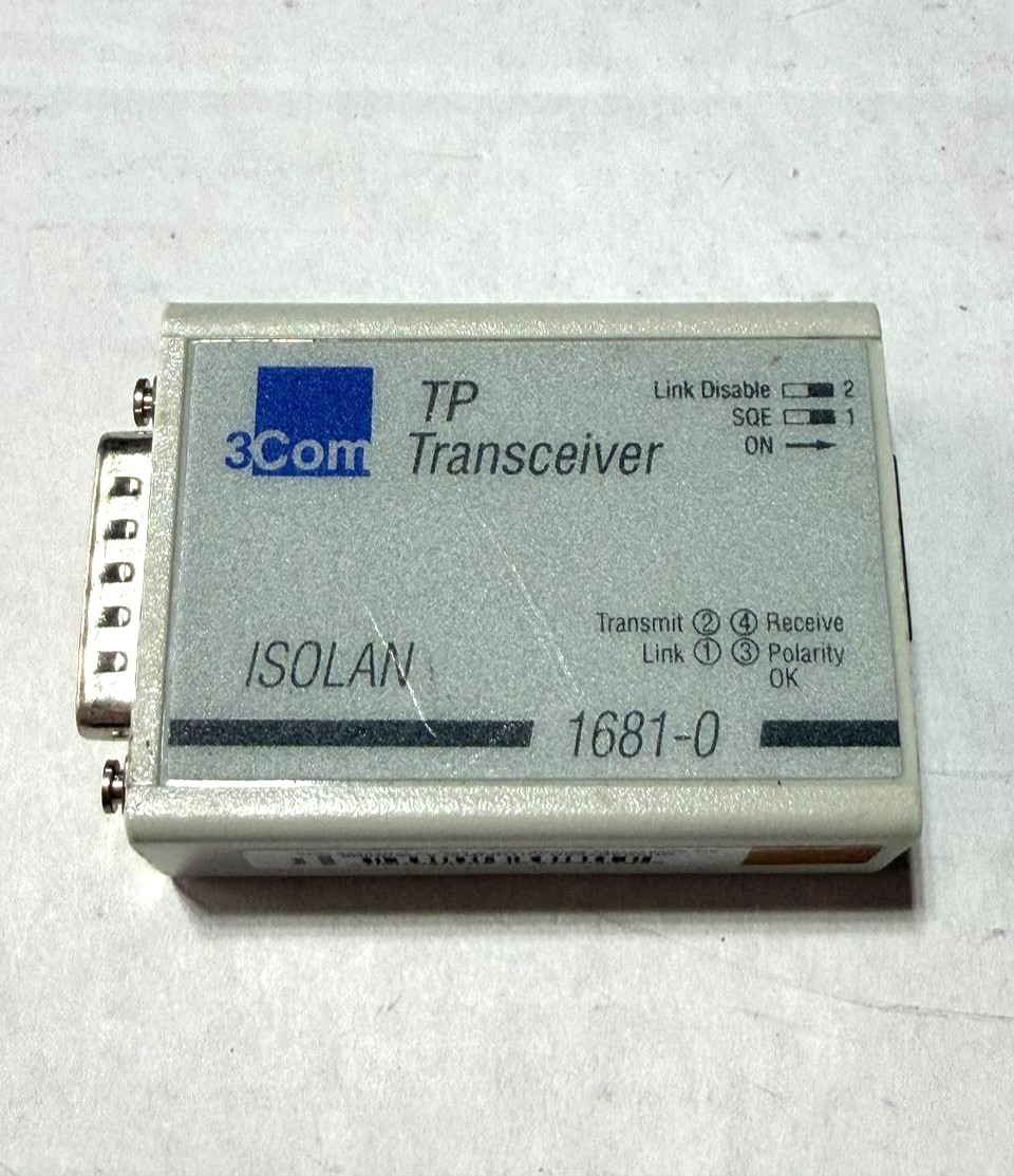 3Com Isolan 1681-0 TP Transceiver