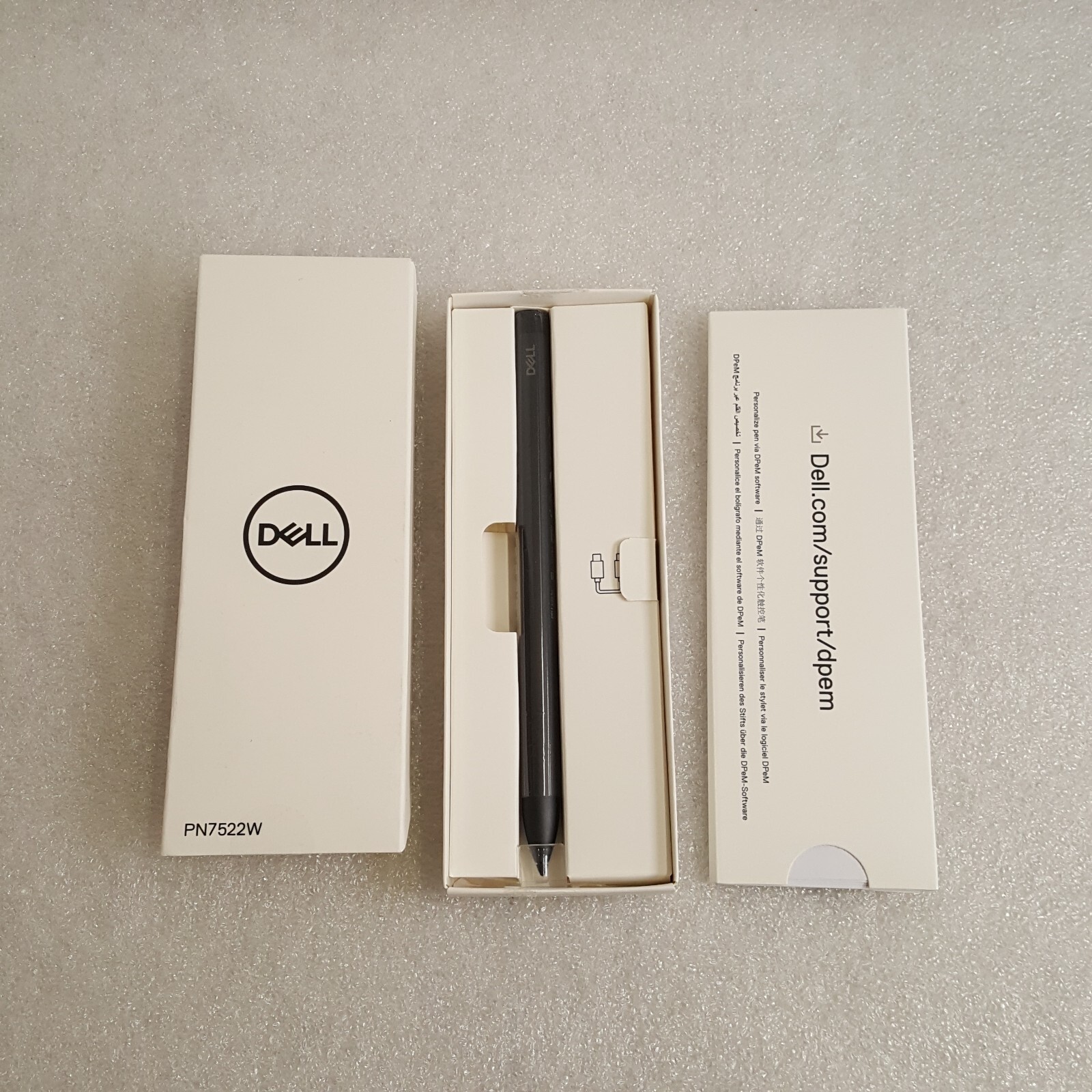 NEW Dell Premier Rechargeable Active Pen Black PN7522W JTTKY