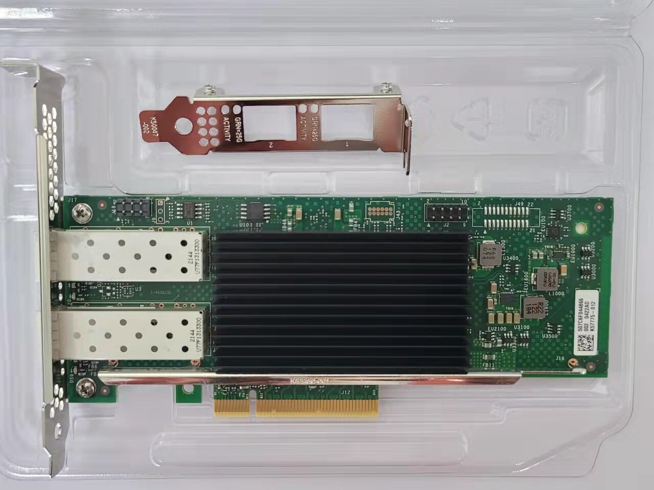 1Pcs New Intel Ethernet Adapter 25GBE E810-XXVDA2/E810XXVDA2 PCI-E Network Card