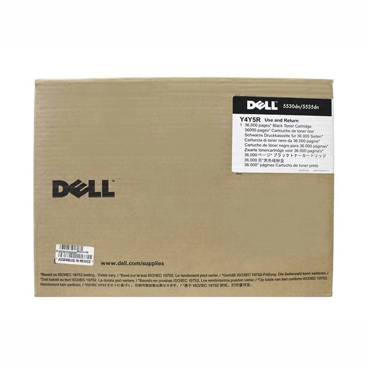 New Genuine Dell Y4Y5R High Yield Toner Cartridge 5530dn 5230dn 5535dn -- NO BOX