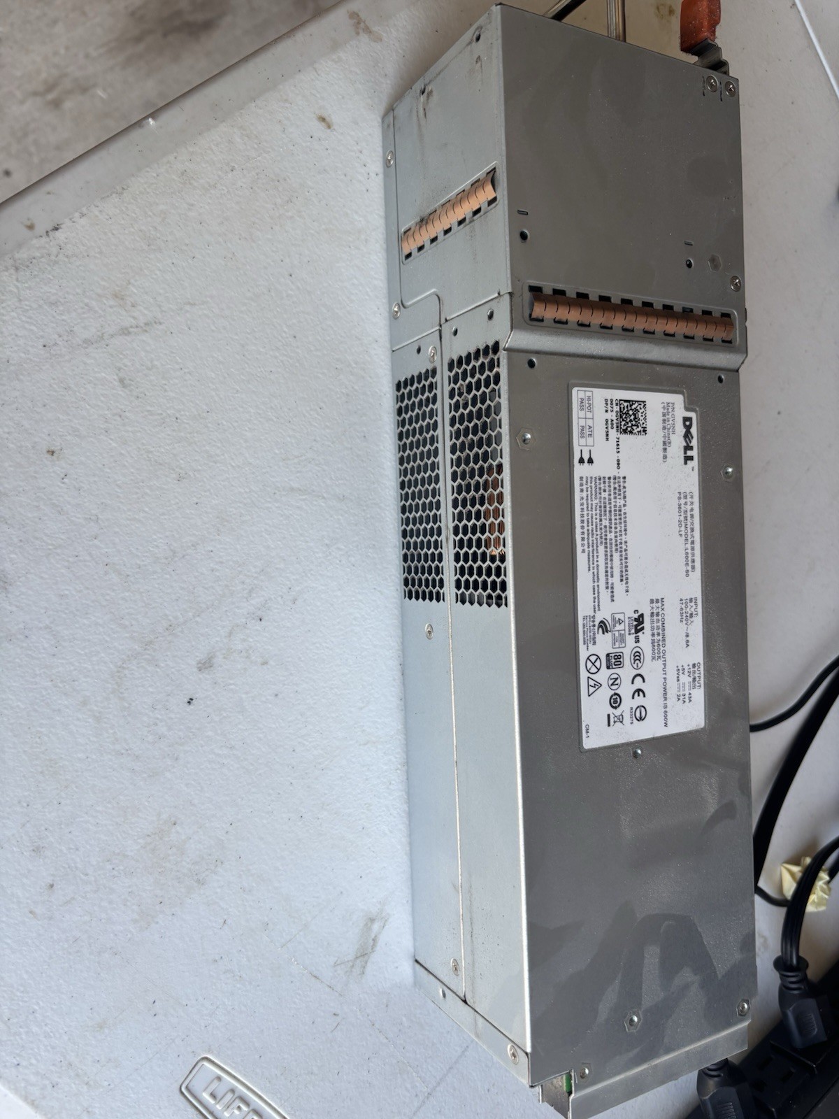Dell MD1200 MD1220 MD3200 600W Power Supply H600E-S0 NFCG1 GV5NH 6N7YJ