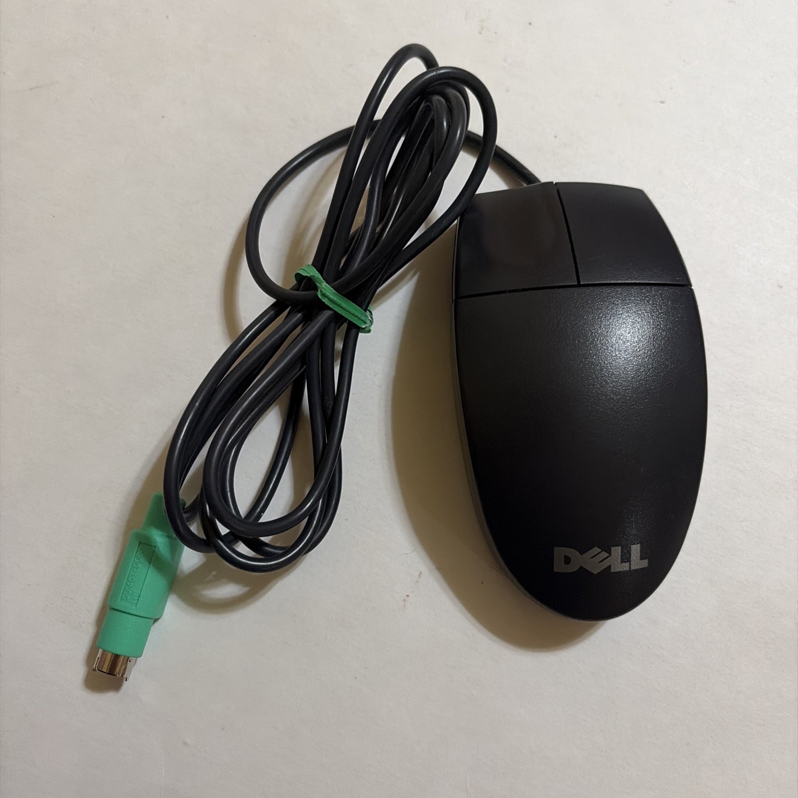Dell Logitech M-SAW34 PS/2 Optical Wired Mouse Black Vintage PC Computer