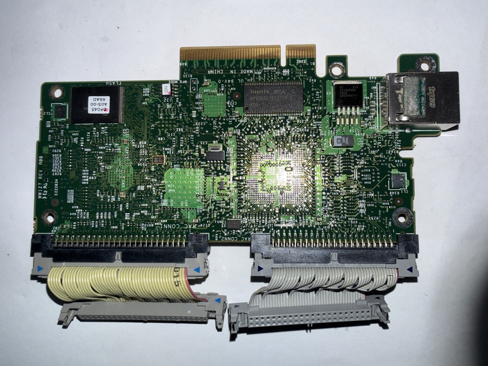     Dell WW126 DRAC 5 Remote Access Card w/ Ribbon Cables PowerEdge 2950