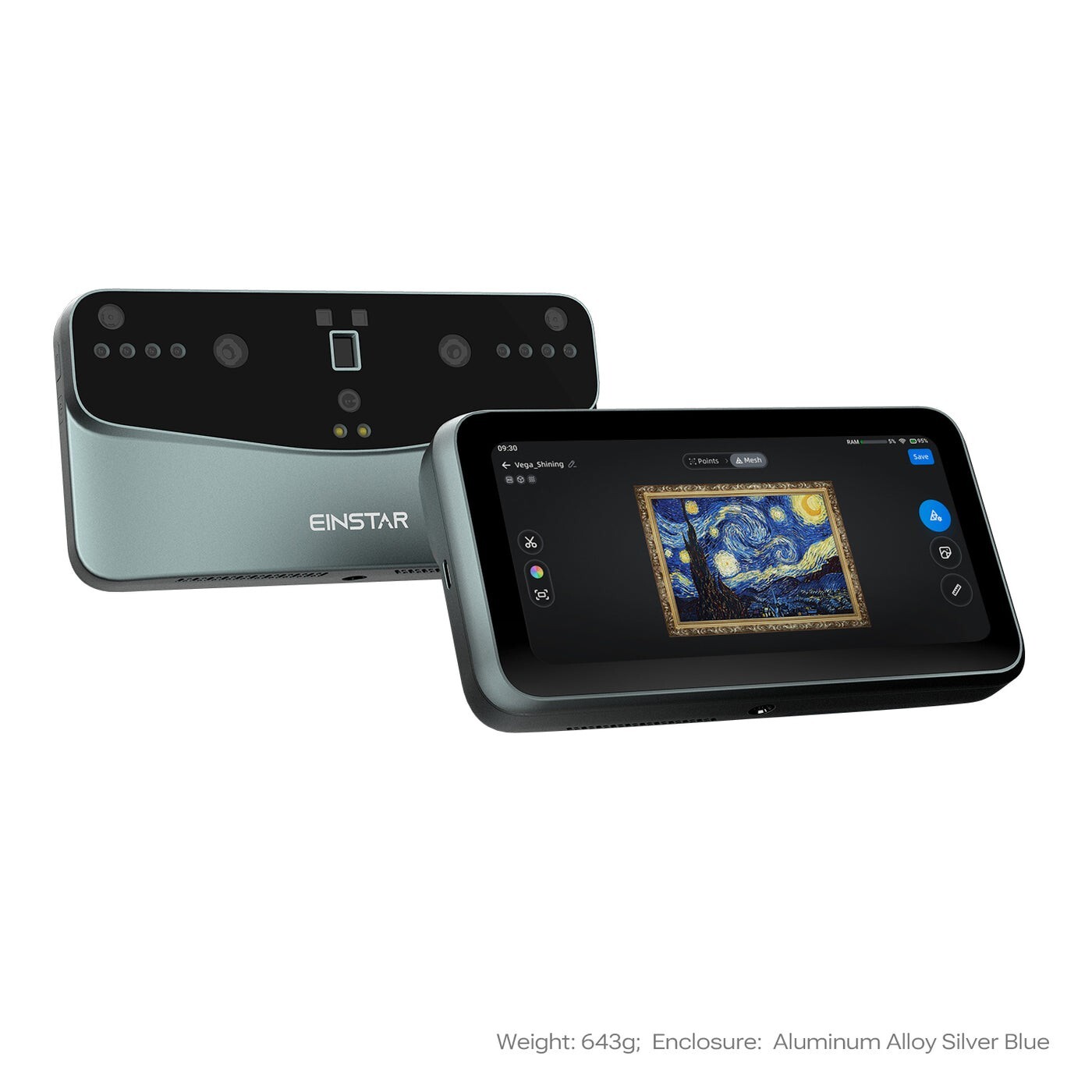 EINSTAR VEGA TITANIUM GRAY 3D SCANNER "DEMO UNIT"