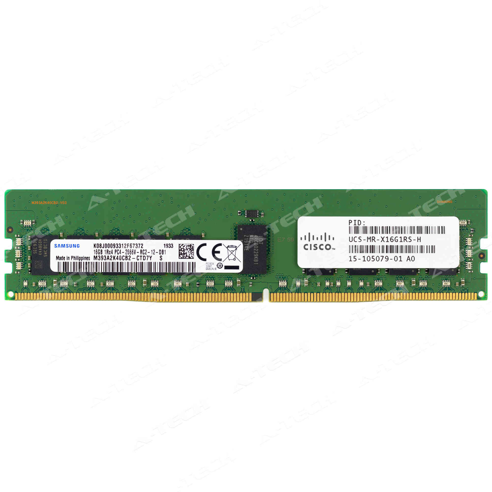 Cisco 16GB DDR4-2666 REG RDIMM UCS-MR-X16G1RS-H 15-105079-01 Server Memory RAM