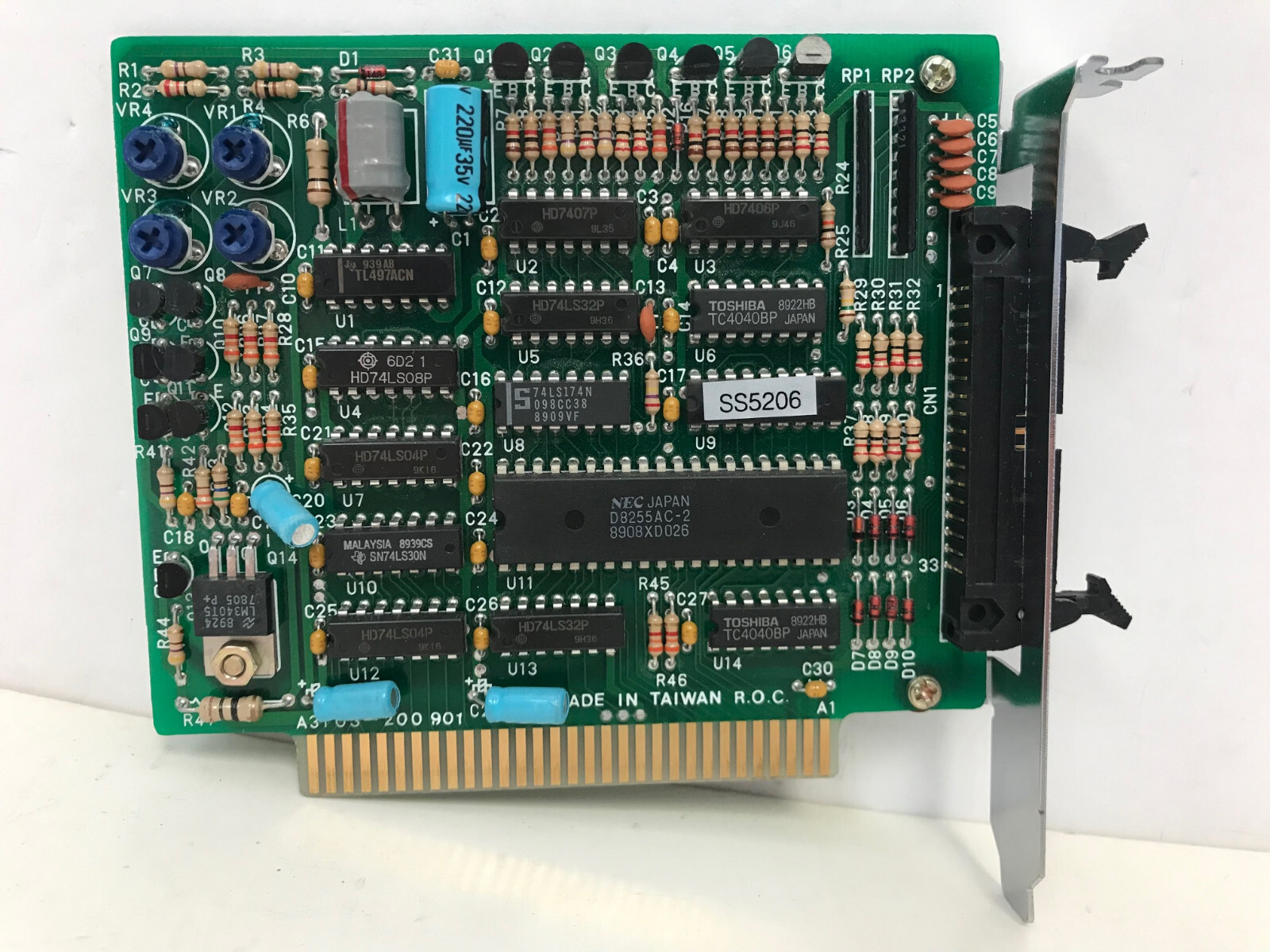 A3103-200901 ISA 8 BIT ADAPTER WITH EXTERNAL 34 PIN CONNECTOR 03-200