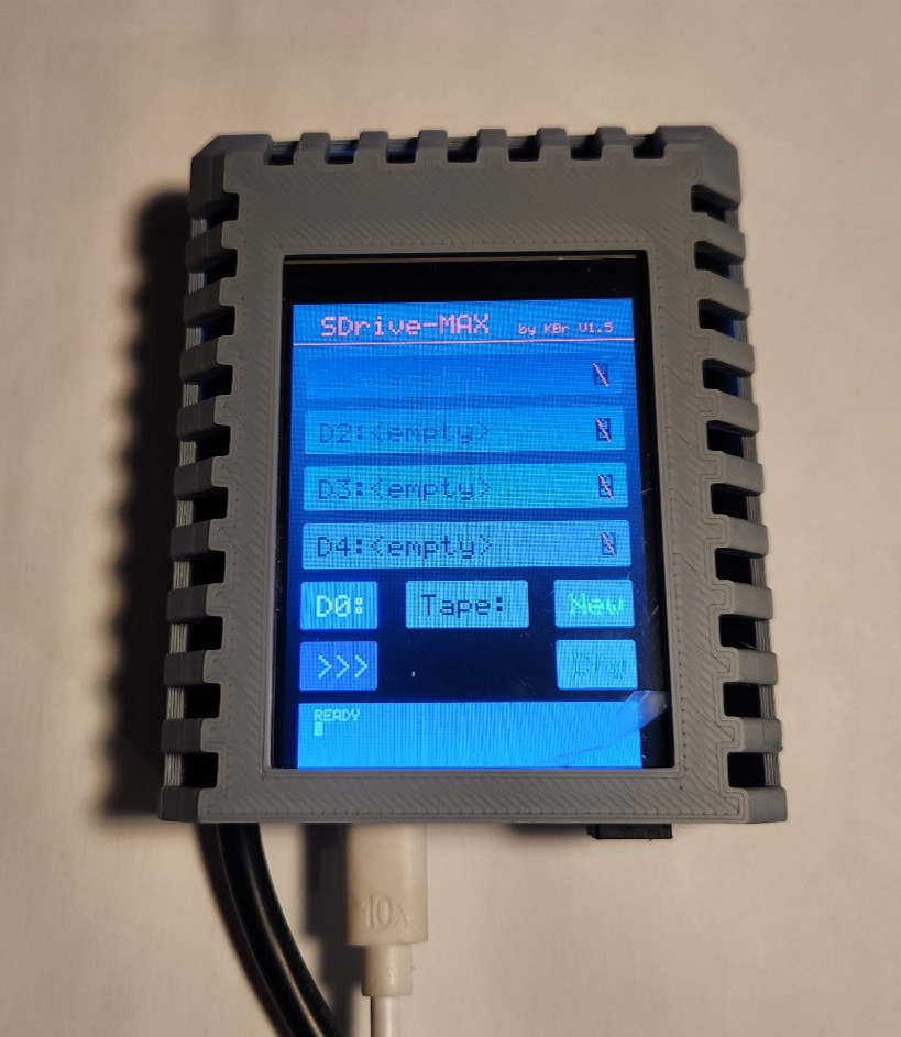 SDrive Max Floppy Drive Emulator Atari 8-Bit 400/800/XL/XE Firmware 1.5 USB C R2
