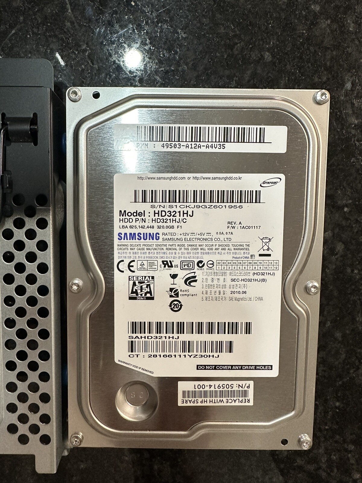 Samsung HD321HJ/C P/N: 62643-A12A-A3054  320GB