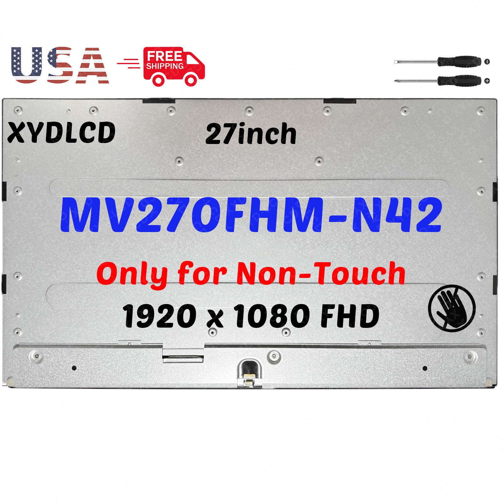 27in MV270FHM-N42 for HP P/N L94580-L85 LCD Non-Touch Screen Display Replacement