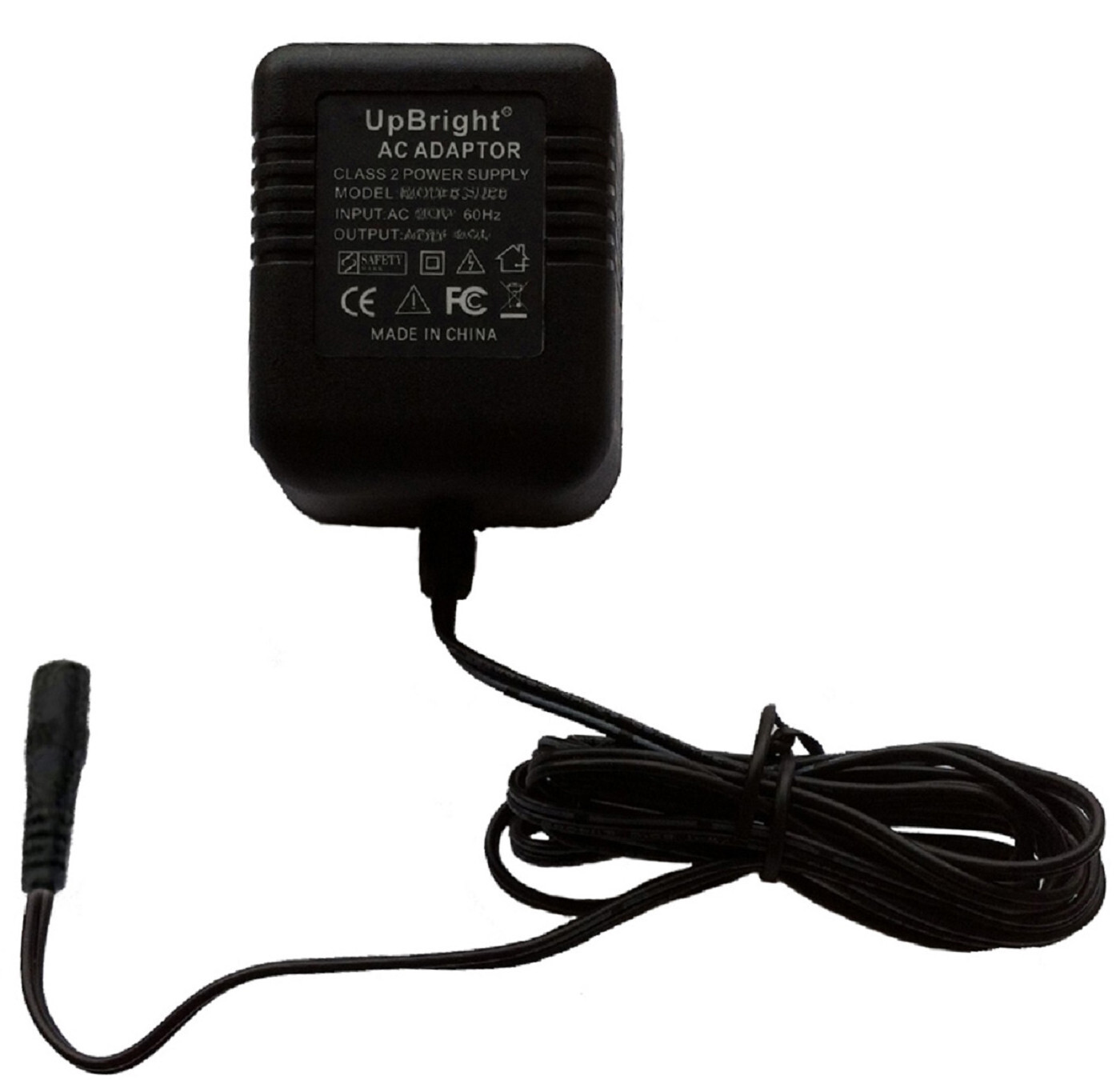 2-Prong AC Adapter For Gemmy 2004 Fiber Optic Santa 19" Decor Christmas Lighted
