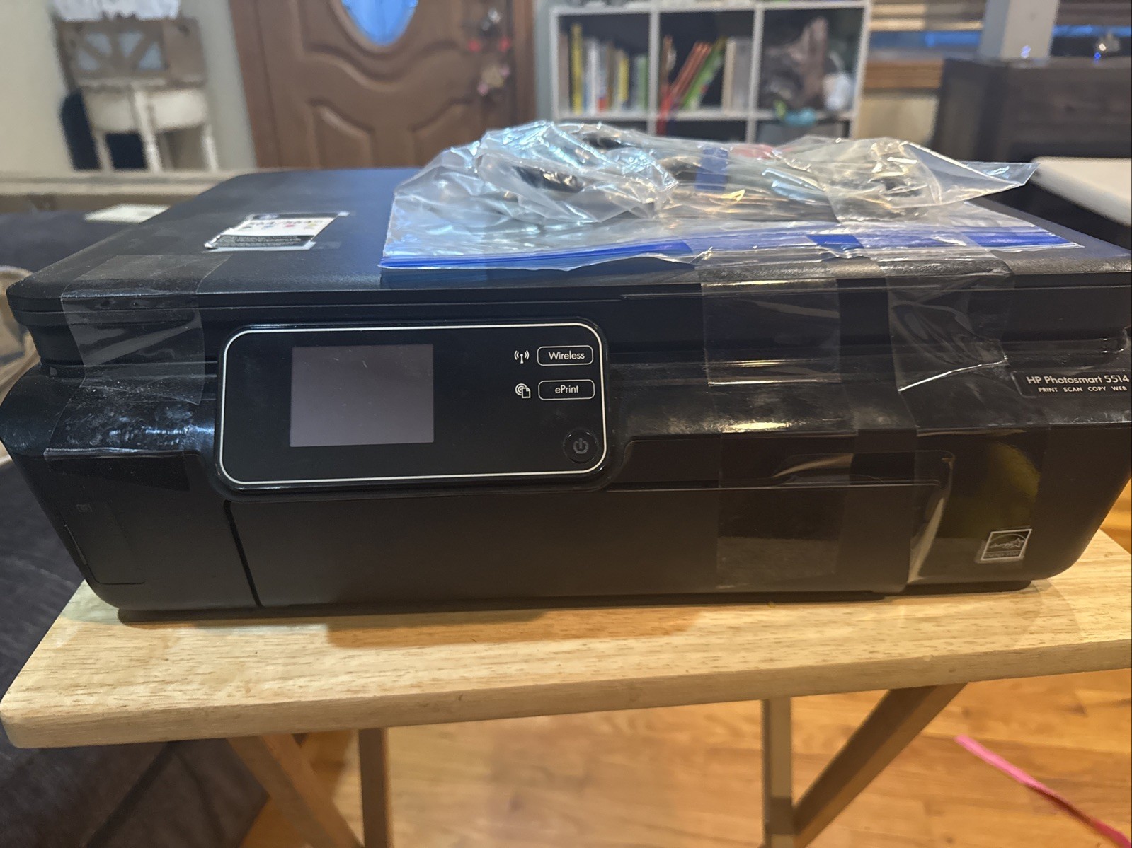 HP Photosmart 5514 e-All-in-One Wireless Inkjet Printer Used