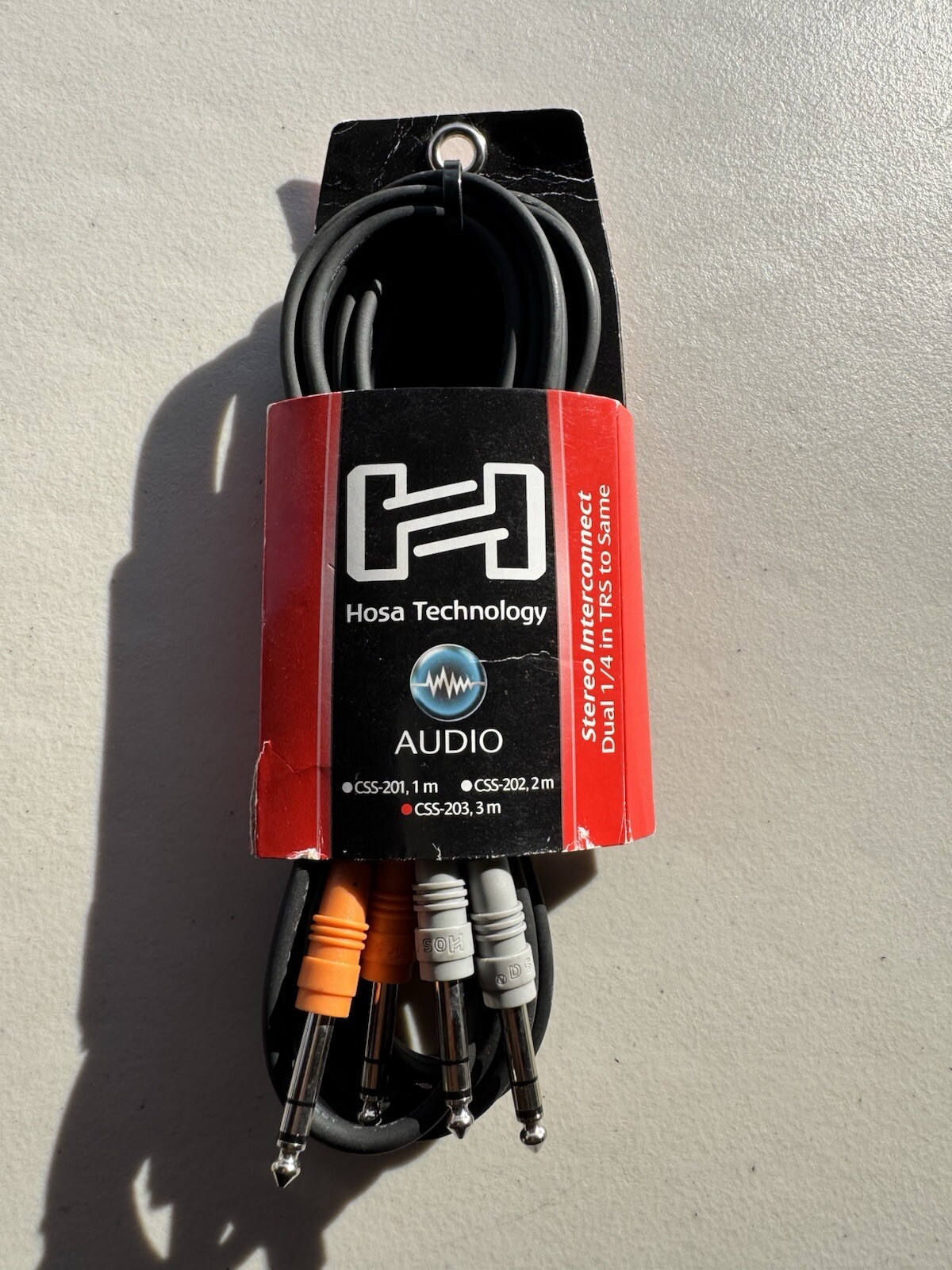 Hosa CSS-203 Dual 1/4" Balanced TRS to SAME - CABLE - 3M - PERFECT CIRCUIT
