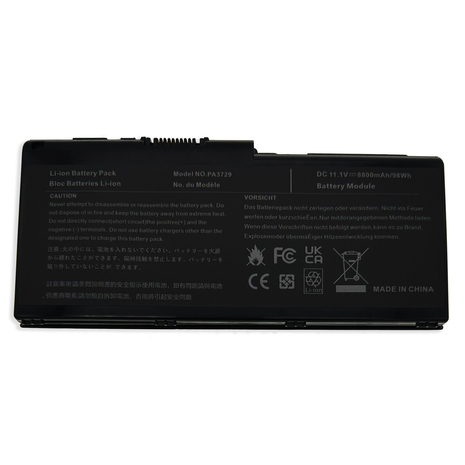 12 Cell 8800mAh Laptop Battery For Toshiba Satellite P500D-ST5805 P505D-S8935