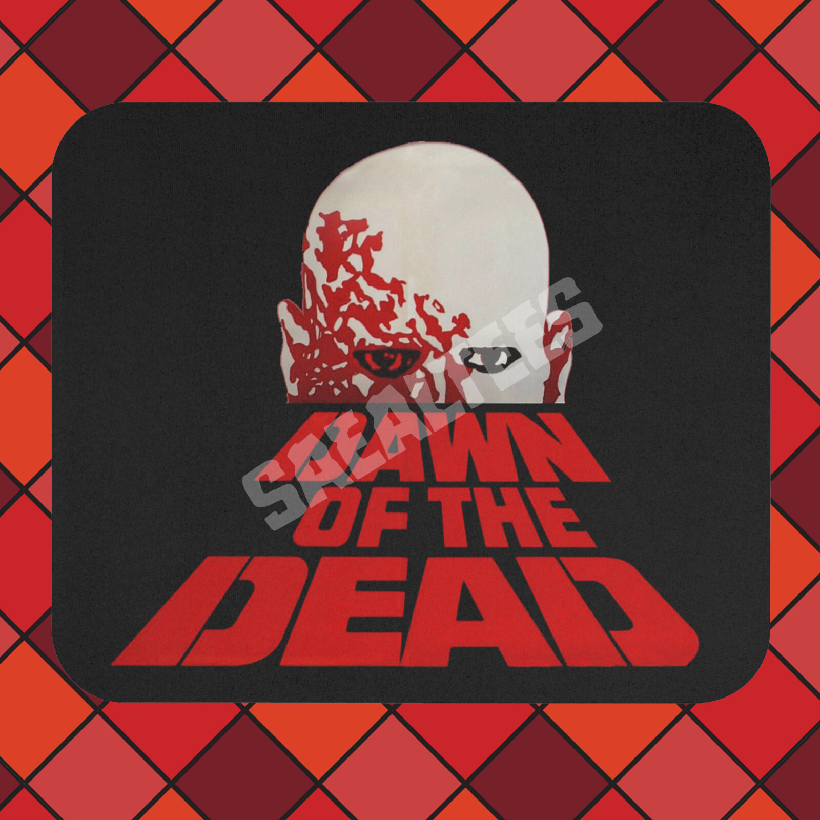 Dawn Of The Dead Logo Black Mousepad Desk Mat Gaming Mouse Pad