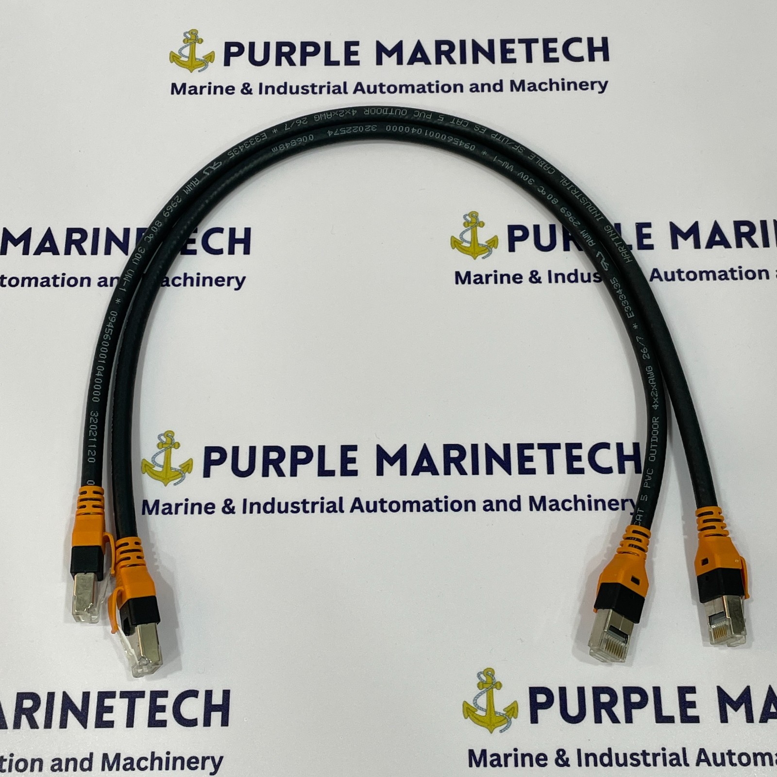 LOT OF 2 Pcs I B&R X20CA0E61.00050 Ethernet POWERLINK Cable
