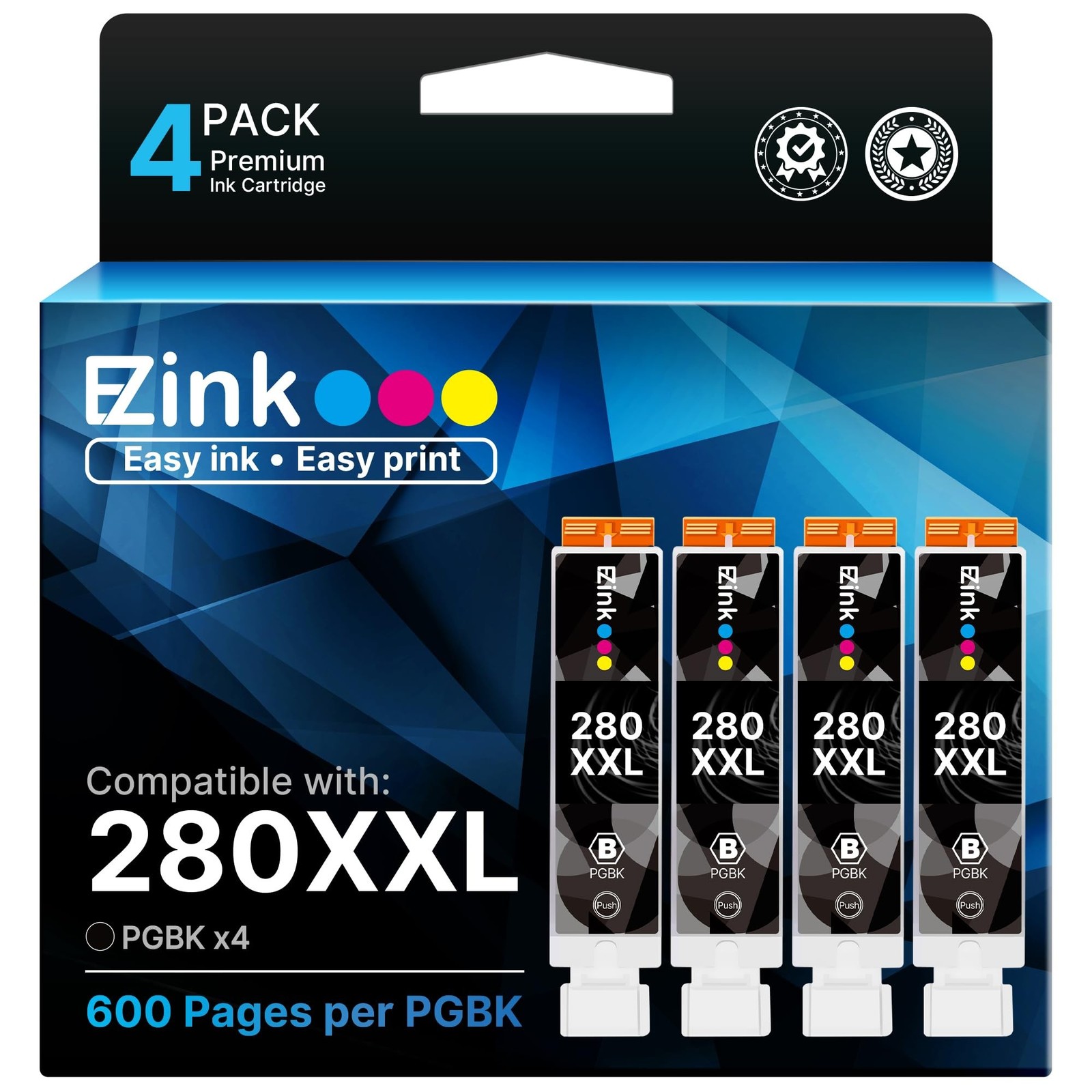 E-Z Ink Compatible Ink Cartridge Replacement for Canon PGI-280XXL PGI 280 XXL...