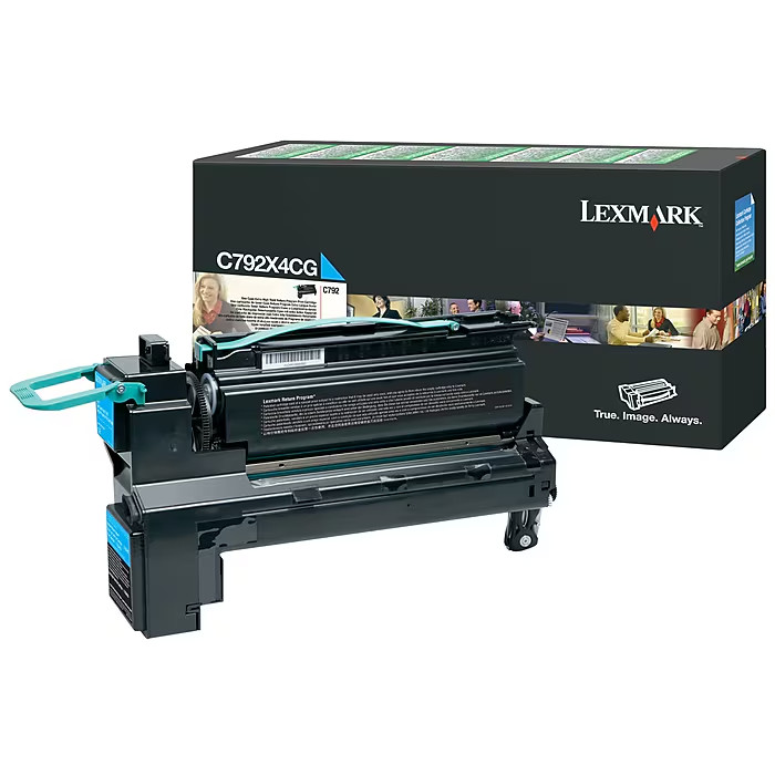 NEW SEALED Lexmark C792 Extra High Yield Cyan Toner Cartridge C792X4CG FREE S/H