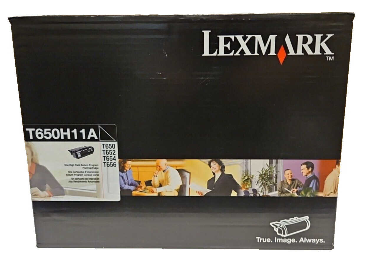 Genuine Lexmark T650H11A Toner Cartridge --1 Black