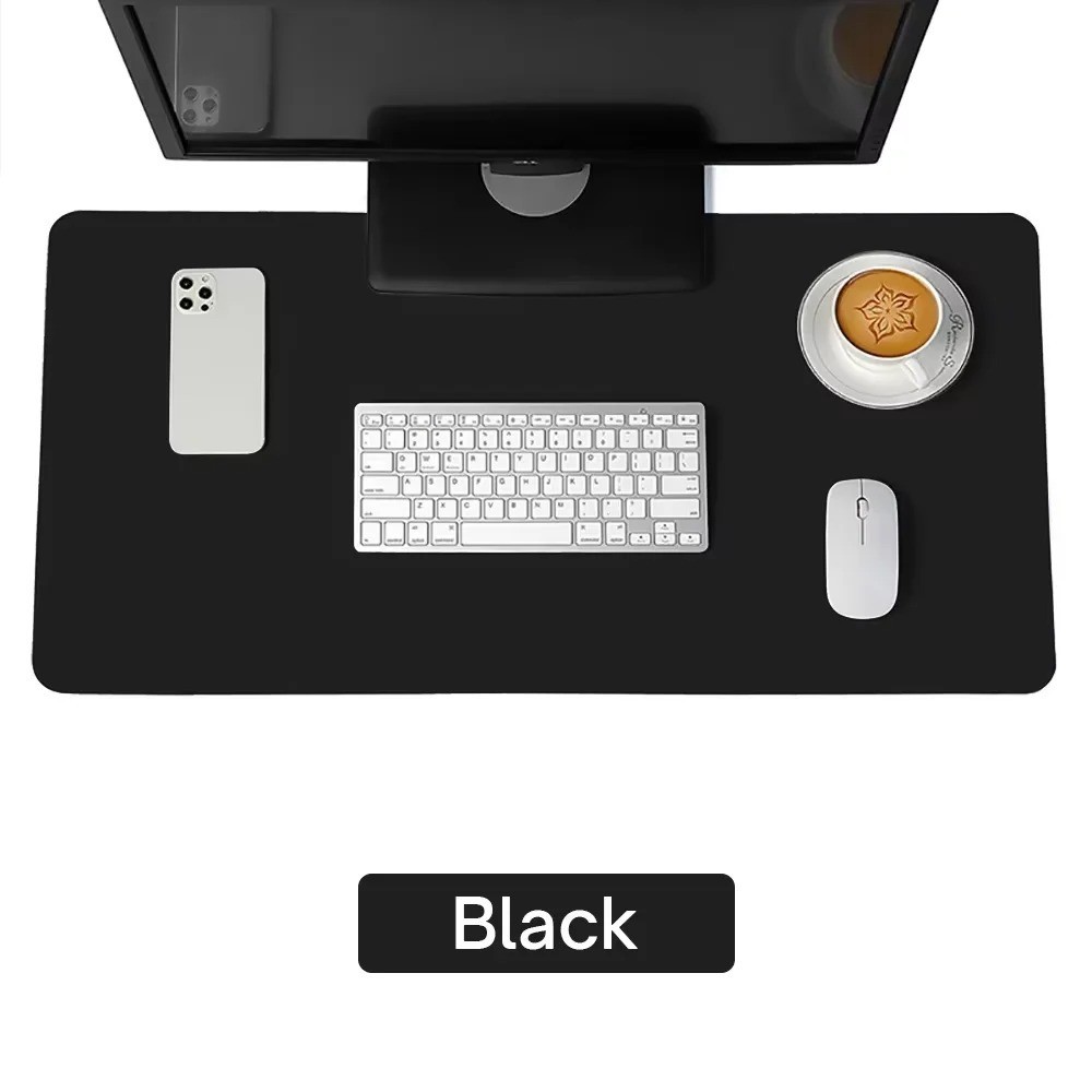 31.5" x 15.7" Computer Desk Pad, Office Desk Mat PU Leather Mouse Pad Waterproof