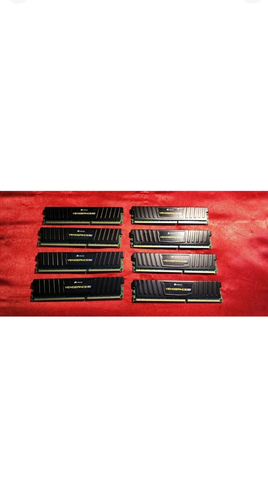 8x32GB Corsair Vengeance Memory CMZ16GX3M4A1600C9 1600MHz 8-8-8-24 1.50V ver5.13