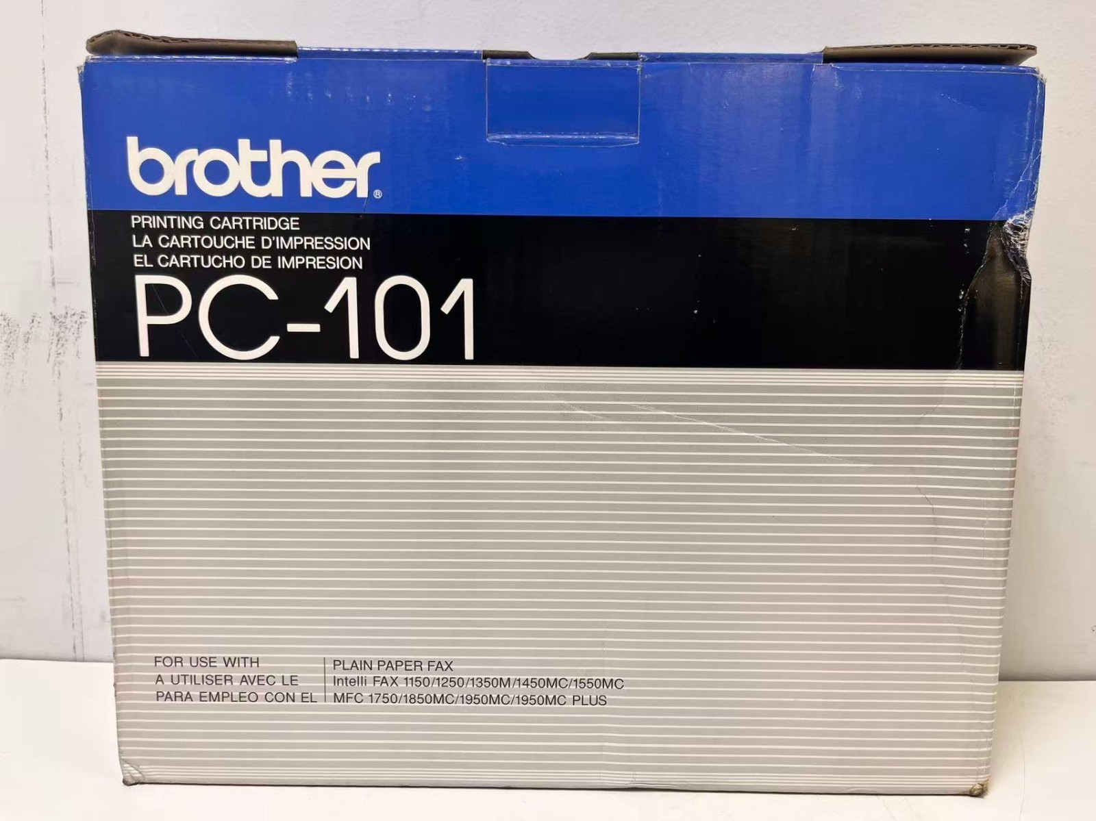 Genuine Brother PC-101 Printing Cartridge Plain Paper Fax New In Box