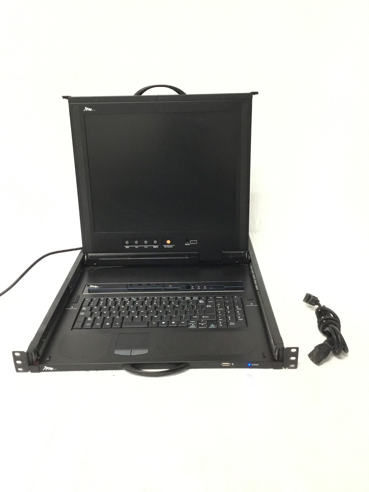 Middle Atlantic RM-KB-LCD17 17" Rackmount LCD Console Keyboard  AS-IS 