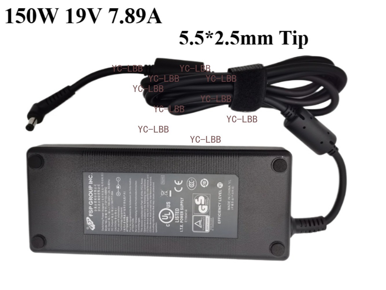 Original FSP 19V 7.89A 150W Adapter FSP150-ABBN2 Power Supply 5.5x2.5mm Charger