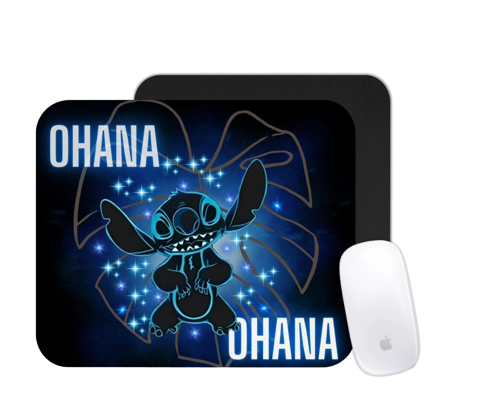 Family Cartoon Stitch Mouse Pad Laptop Computer Office Mat  Ohana