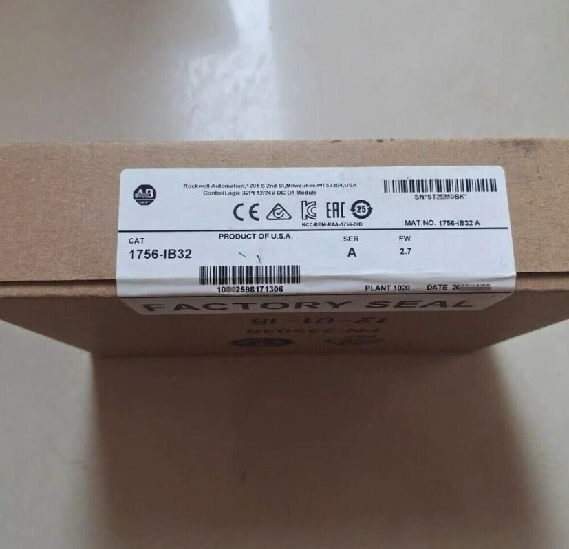1 Pcs Brand New For 1756-IB32 ControlLogix 32 Pt 12/24V Module