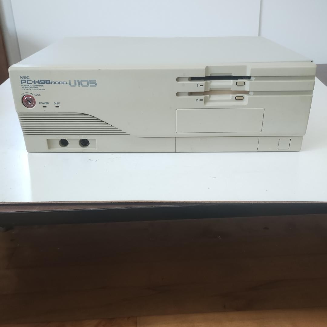 NEC PC-98 Model U105 32-Bit CPU Personal Computer with 3.5-Inch FDD Junk