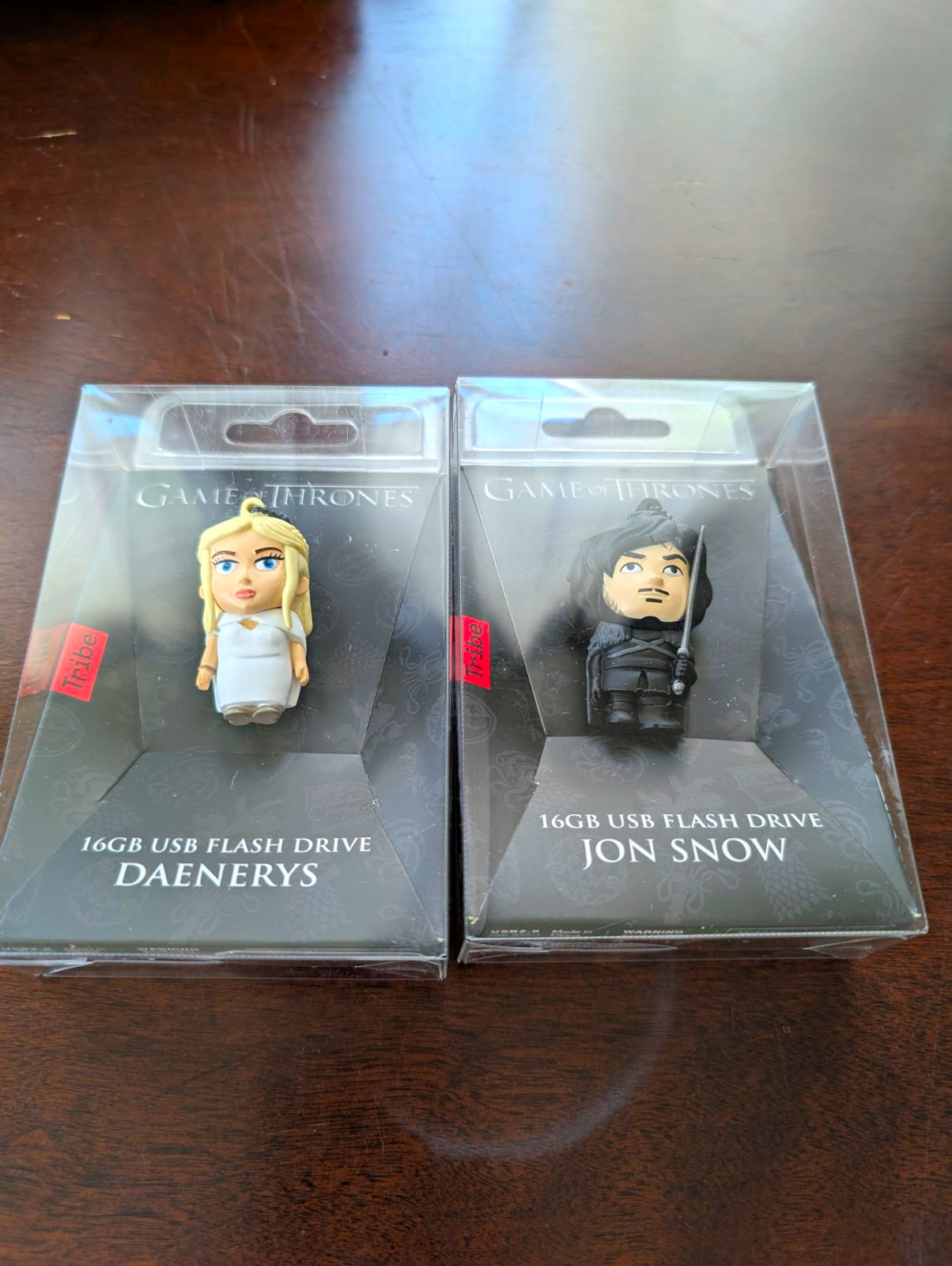 Tribe Game of Thrones 16GB USB Flash Drive Set Daenerys & Jon Snow, Win/Mac