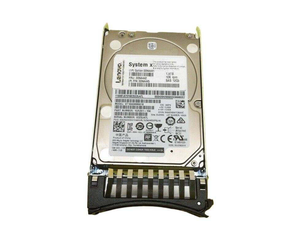 Compatible NEW IBM 00NA442 00NA441 00NA445 1.8TB 10K 12G SAS 2.5'' HDD