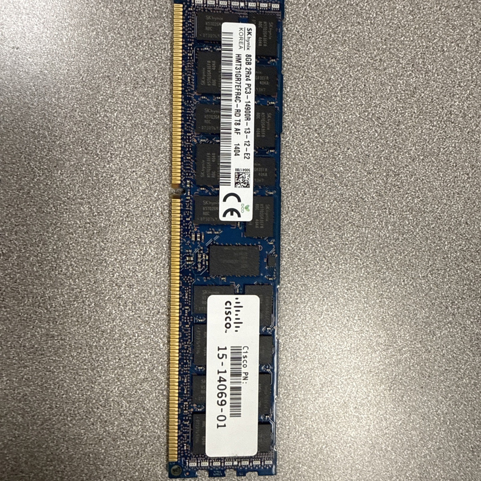 8 X SKHynix 8GB 2Rx4 PC3-14900R ECC RDIMM HMT31GR7EFR4C-RD