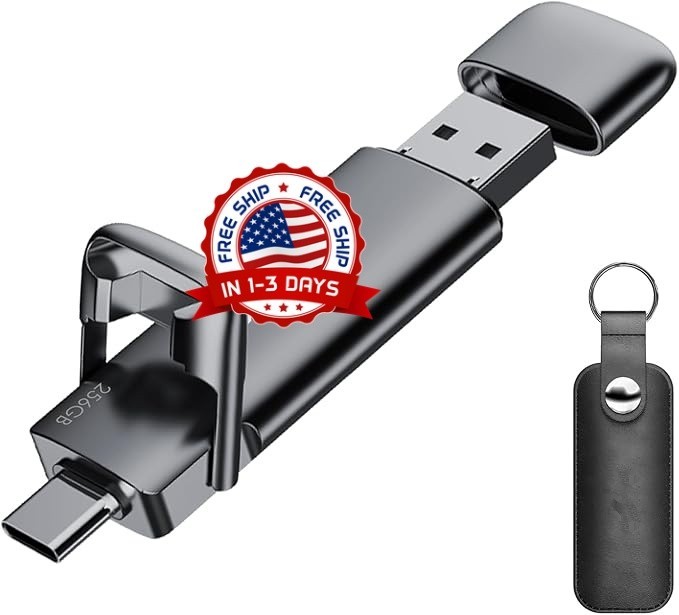 Memoria USB Para Iphone USB Flashdrive 256GB PC Laptop Android iOS Memory Stick