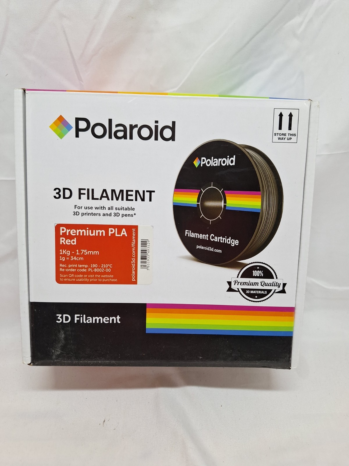 Polaroid Premium PLA 1.75mm 1kg 3d Print Filament Res Brand New Factory Sealed