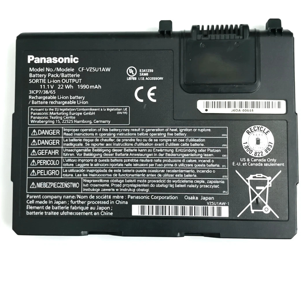 New Genuine CF-33 Battery For Panasonic CF-VZSU1AW Standard CF33 Toughbook US