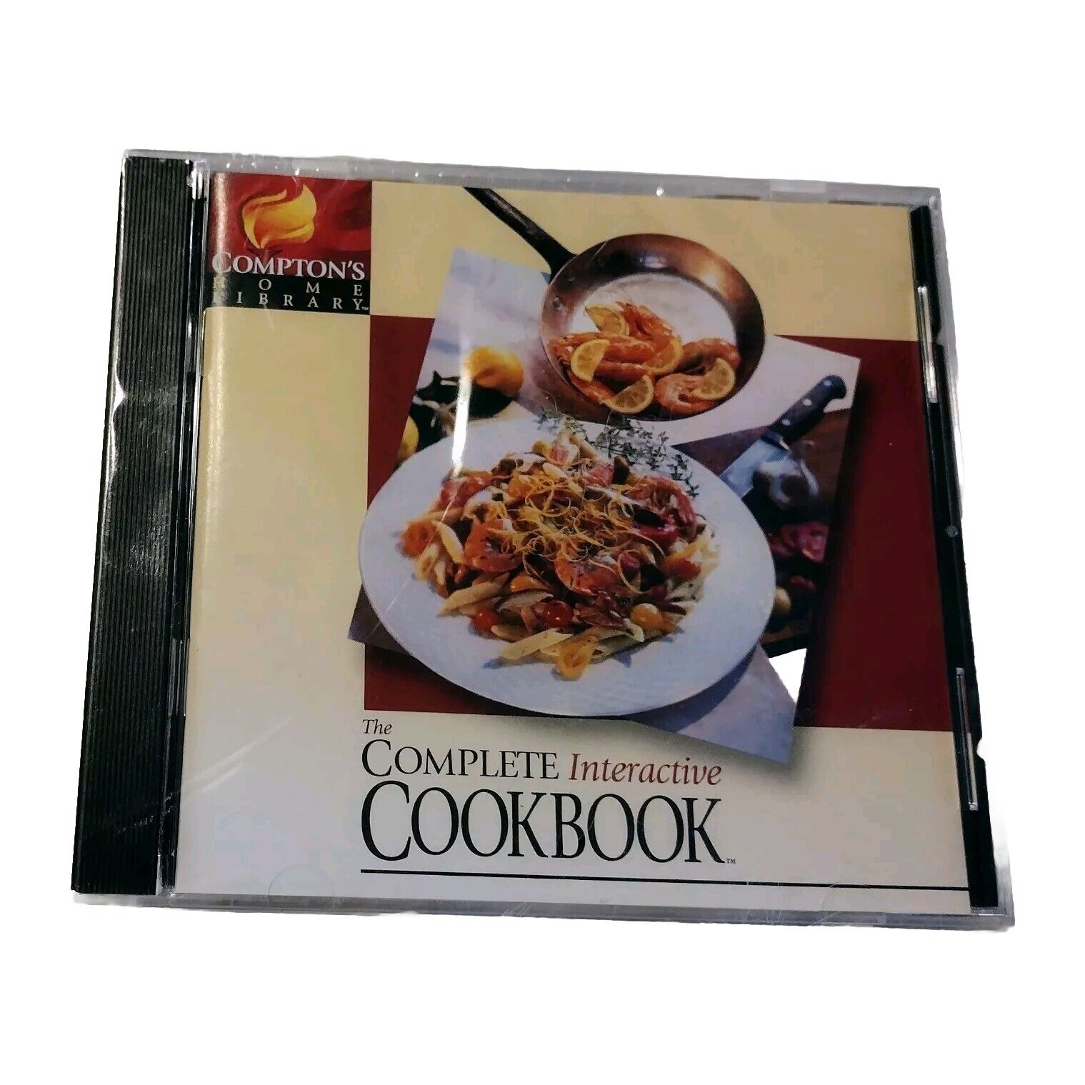 Compton's Home Library The Complete Interactive Cookbook CD-ROM 1996, New-
